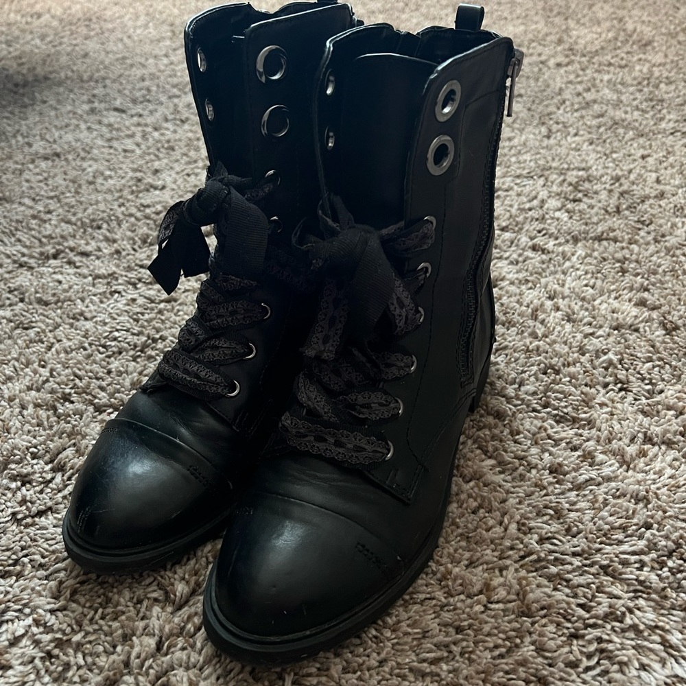 Black boots from Express